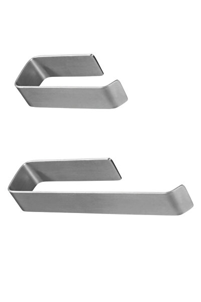 eldiven matik Paslanmaz Çelik Tuvalet Kağıdı ve Havlu Askısı-İkili Set