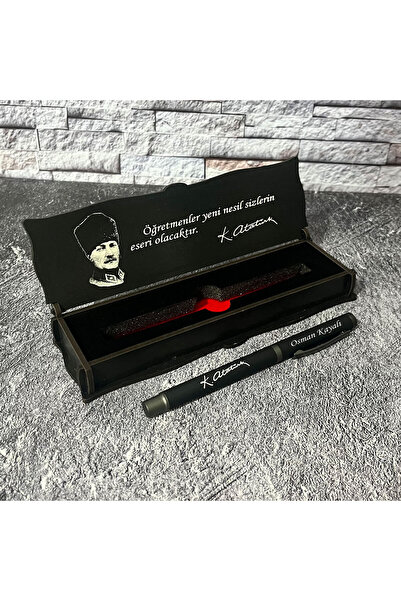 Sanat Hediyelik Öğretmenler Gününe Özel Metal Roller Kalem Isimli / Öğretmen /sevgiliye Hediye /baba /babalar Günü