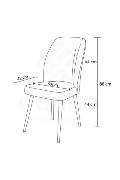 UYUMEV Streç Lastikli bambu Büyük Oval Sandalye Kılıfı. Sandalye Örtüsü. 1 Adet. krem Renk