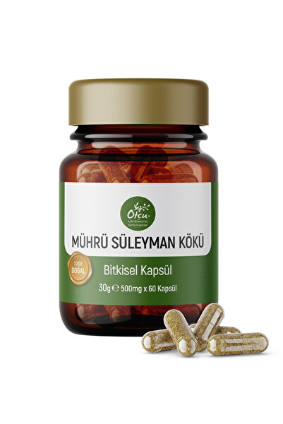 otcu ® Mührü Süleyman Kökü 60 Bitkisel Kapsül Takviye Edici Gıda - Ginkgo Biloba Ilaveli