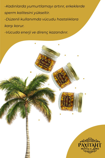 payitaht hurma Katıksız Medine Hurma Poleni 20g. %100 Saf 3lü Paket