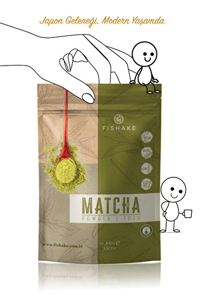 FiShake Organik Saf Matcha / Macha 100 gr
