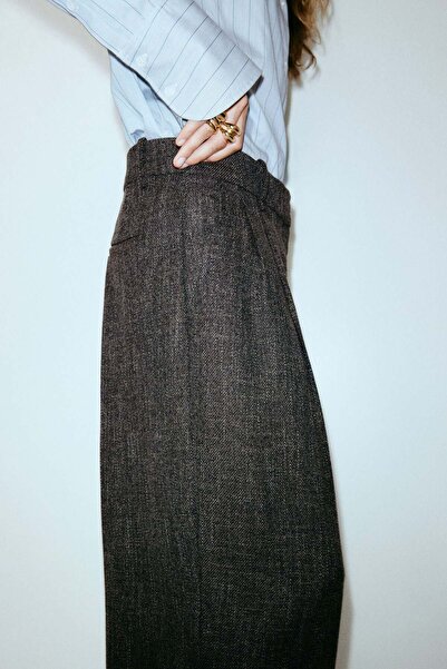 H&M Wide tailored trousers