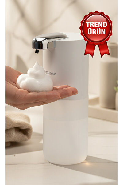 Evo House Otomatik Sensörlü Köpük Sıvı Sabunluk - Şarjlı- Duvara Monte - P12s...