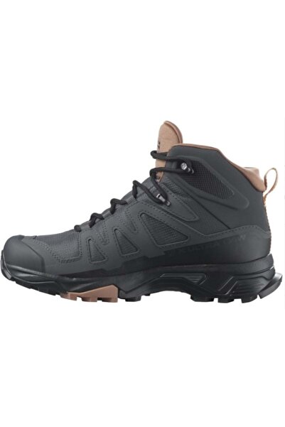 Salomon X Ultra 4 Mıd Gtx W Gore-Tex® L41295600 Patika Tırmanış Unisex Outdoor Bot GRİ