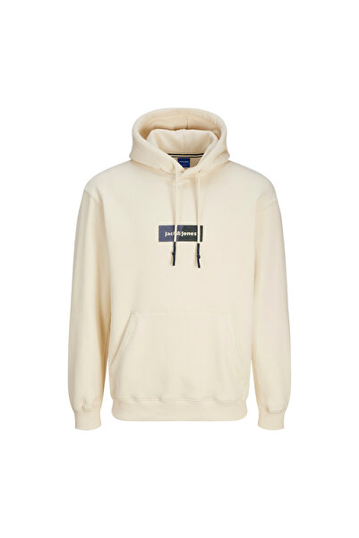 Jack & Jones Світшот Bronx Rectangle Erkek Krem (12262428-ANW)