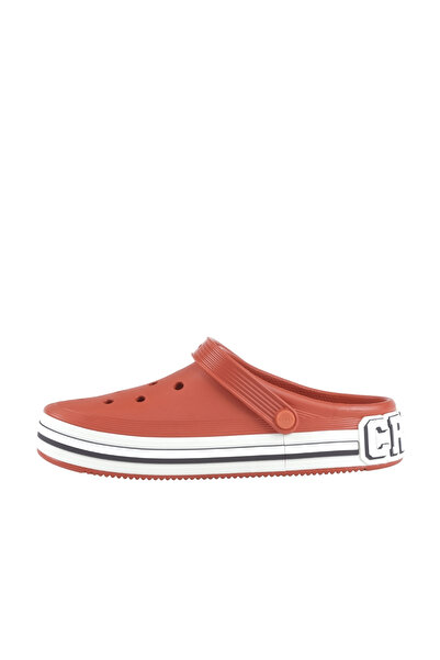 Crocs Ανδρικές κόκκινες παντόφλες με λογότυπο Off Court (209651-625)