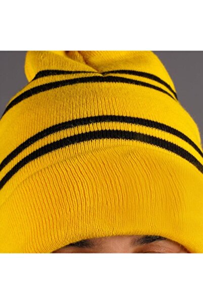 Sihir Dükkanı Hufflepuff Bere Standart Beden Lisanslı Örme Akrilik