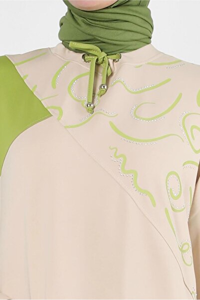 Alvina Φόρεμα αθλητική φόρμα με πέτρινο λεπτομερές σχέδιο - 43724