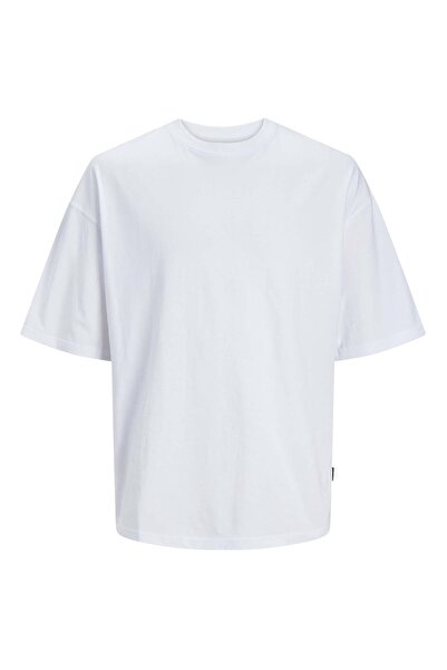 Jack & Jones Ανδρικό λευκό μπλουζάκι Grand (12253993-BW)