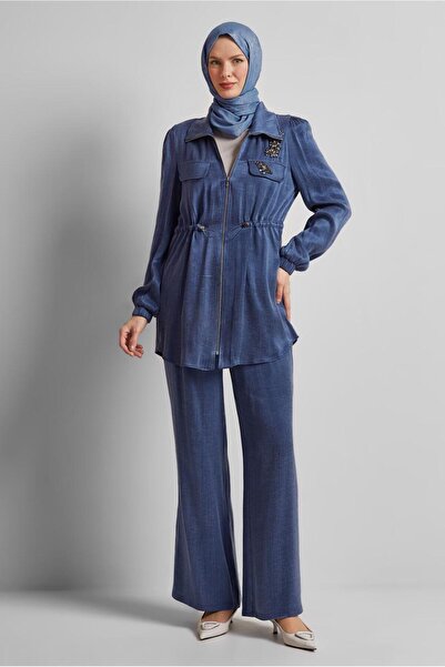 Alvina Belted Pants Suit 45482