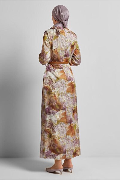 Alvina Satin Dress 45453