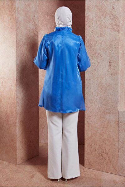 Alvina Flower Detailed Three-Dimensional Tunic - 44568