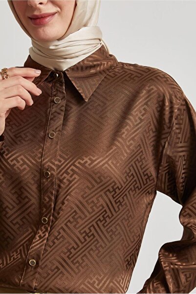 Alvina Satin Jacquard Tunic 45375