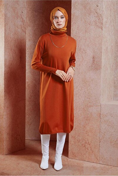 Alvina 44925 Model Long Knitwear Tunic