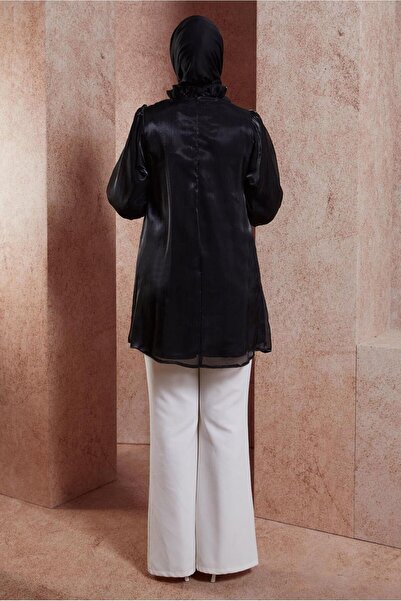 Alvina Flower Detailed Three-Dimensional Tunic - 44568