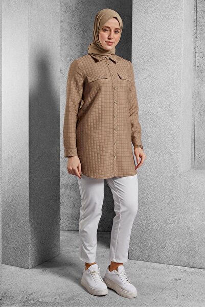 Alvina Shirt Collar Tunic 45296