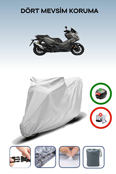 Breen حقيبة خلفية متوافقة مع العلامة التجارية الرمادية للدراجة النارية Honda ...
