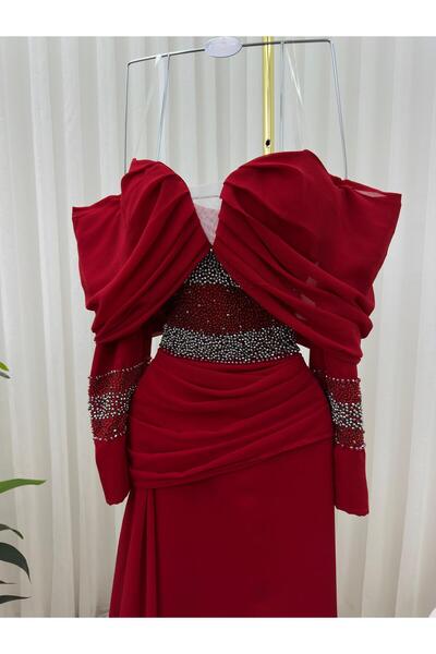 COCONALY Barbie Georgette Embroidered Dress