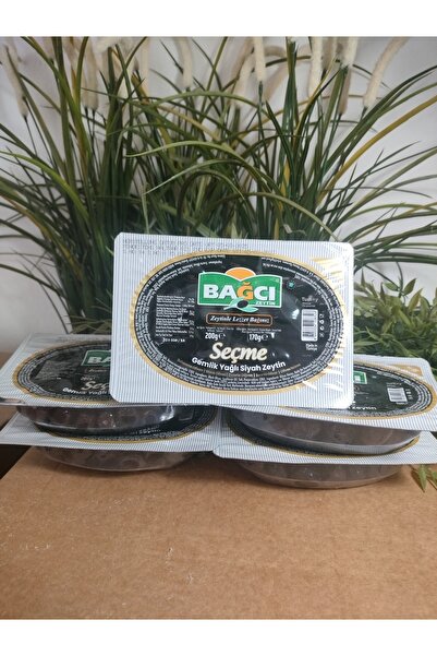 Bağcı gemlik yağlı siyah secme zeytin 200 gr X 5