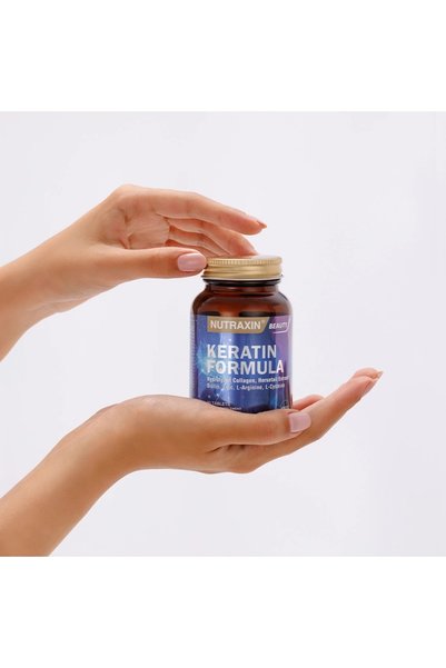 Nutraxin Keratin Formula With Collagen, Biotin For Healthy Hair, Skin & Nails 60 Tablets
