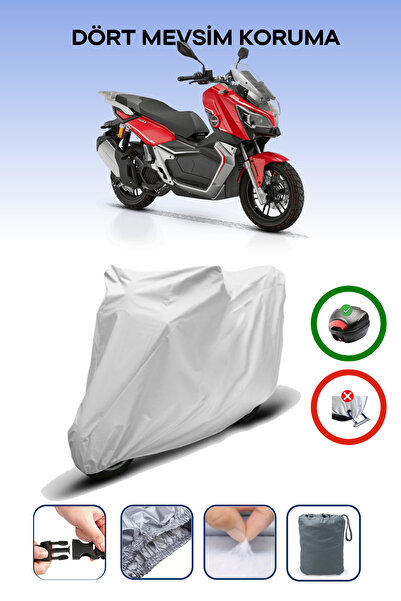 Breen RKS Reale 125X Arka Çanta Uyumlu Motosiklet Branda Su Geçirmez Dayanıklı Kumaş