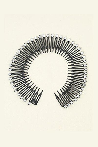 New Obsessions Banda de păr elastică Accordion Stone Tata Model Pachet de 2