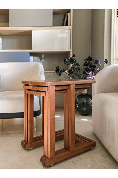 Livamob By Marangoz Modern Zigon 3’lü Sehpa Seti – Fonksiyonel ve Şık Tasarım