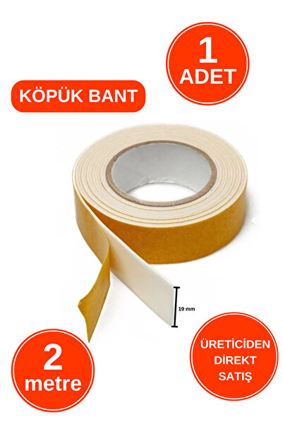 Carub Çift Taraflı Bant 2 Mtx2cm Köpük Bant
