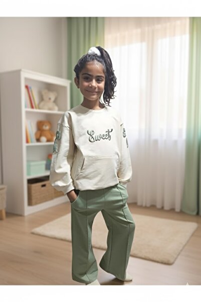 Miss Melinda Kids Girls' Long Sleeve Stylish Set, Tracksuit, Comfortable, Modern Style