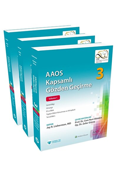 Güneş Tıp Kitabevleri Aaos Kapsamlı Gözden Geçirme 1-2-3 Cilt