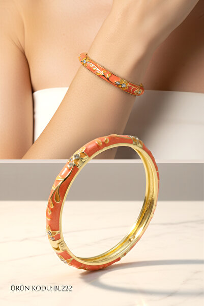 Çelik Altın Renk Kelepçe Bileklik