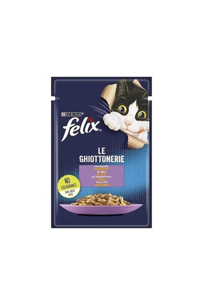 FELIX Kuzu Etli Yetişkin Kedi Konservesi 85 gr