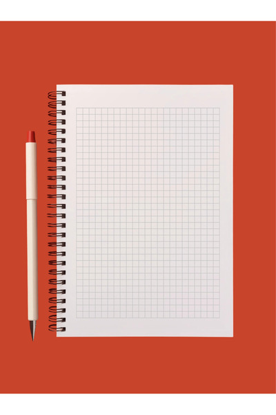 BULUT DİJİTAL Patili Notebook Series/School Notebook Checkered /80 Sheets/18Cmx21Cm