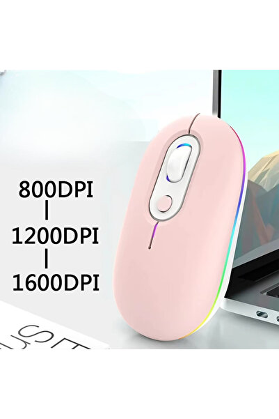 Maraz Rgb Sessiz Kablosuz Fare,2.4G+Bluetooth