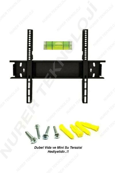 bt bayır teknoloji Nur Sb 75'' Inç 190 Ekran Uyumlu Televizyon Sabit Duvar Askı Aparatı