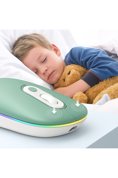 Maraz Rgb Sessiz Kablosuz Fare,2.4G+Bluetooth