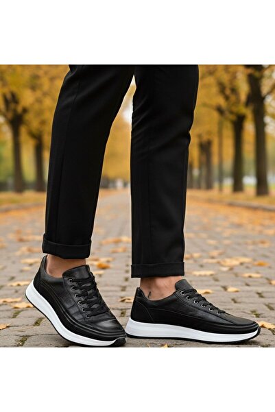 Dropland Ανδρικά παπούτσια casual με κορδόνια από γνήσιο δέρμα, ελαφριά σόλα,...