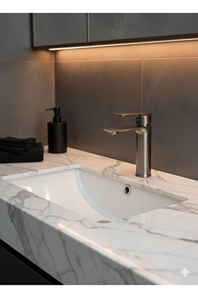 Boheme Antrasit Yüksek Lavabo Bataryası