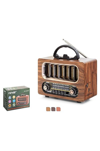NNS Ns6636Bt Bluetooth Nostalji Speaker 200*104*152mm