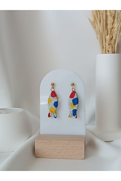 La fee aksesuar BALIK KÜPE- EL YAPIMI ALTIN KAPLAMA APARAT POLİMER KİL KÜPE