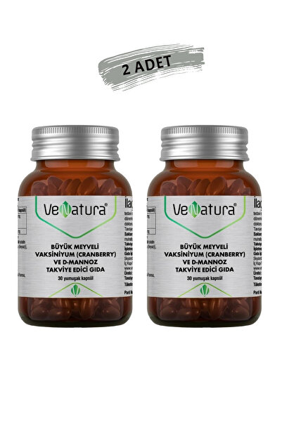 VeNatura Cranberry and D-Mannose 30 Capsules 2 Pcs