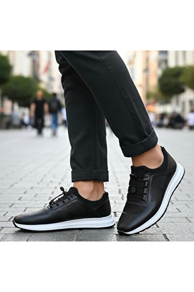Dropland Γνήσιο δέρμα Ανδρικά παπούτσια Casual Μαύρα Ορθοπεδικά Ελαφρύ Στιβαρ...