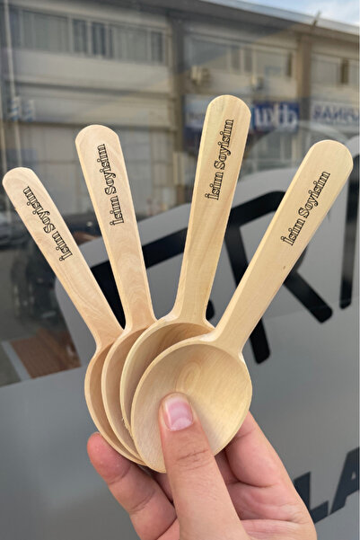 YANIKLAR MÜZİK Ankara Şimşir Oyun Kaşığı Takımı-İsme Özel