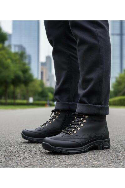 Çobanoğlu Чоловічі черевики з натуральної шкіри, водо- та морозостійкі, з нековзною підошвою