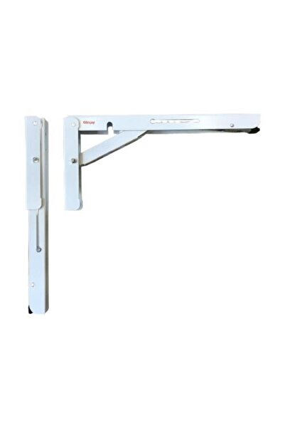 Gürçay Mandallı Katlanır Masa Ayağı 1 Çift Beyaz 30cm