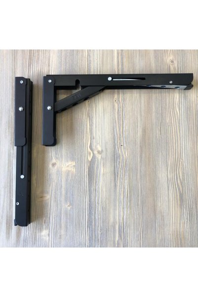 Genel Markalar Mandallı Katlanır Masa Ayağı 1 Çift Siyah 40cm
