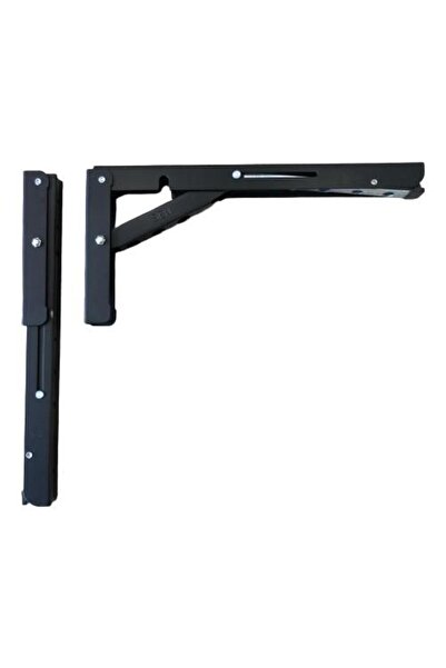 Gürçay Mandallı Katlanır Masa Ayağı 1 Çift Siyah 30cm