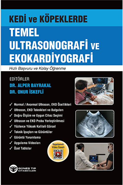 Güneş Tıp Kitabevleri Kedi Ve Köpeklerde Temel Ultrasonografi Ve Ekokardiyografi