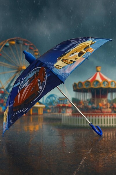 garaccu Bardaklı Yüksek Kalite Uzun Ömürlü Karışık Figür Çocuk Şemsiye Erkek ...